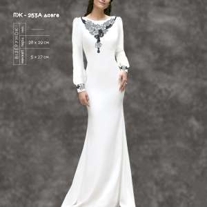 Women's Dress with Sleeves PZ-253A (Long)