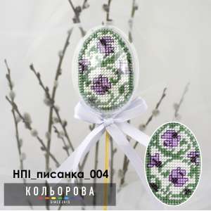 Набор пластиковая игрушка НПІ_писанка_004 "Первоцветы"