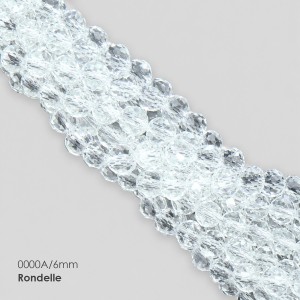 Намистини Рондель 6 мм, 0000A (≈80 шт.)