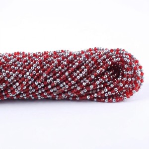 Намистини круглі кришталеві 2 мм, 00087 (≈180 шт.)