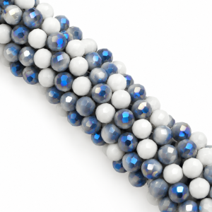 Rondelle Beads 6 mm, 4040AB (≈ 80 pcs.)