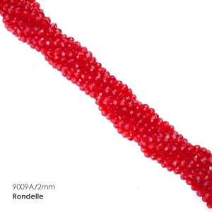 Намистини Рондель 2 мм, 9009A (≈150 шт.)