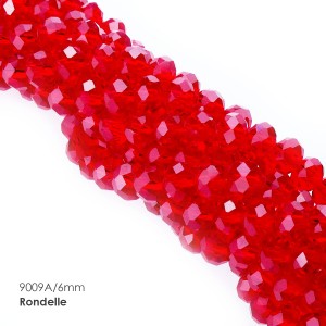 Намистини Рондель 6 мм, 9009A (≈80 шт.)