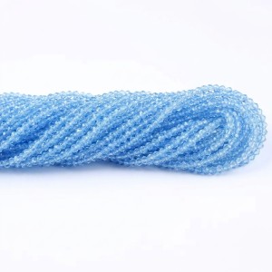 Намистини круглі кришталеві 2 мм, 00036 (≈180 шт.)