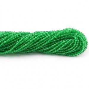 Намистини круглі кришталеві 2 мм, 00034 (≈180 шт.)