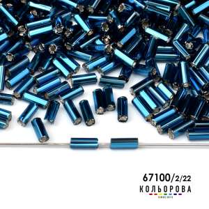 Стеклярус Preciosa 35122/67100/2" 