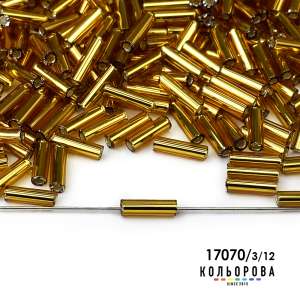 Preciosa Glass Bugle Beads 35112/17070/3