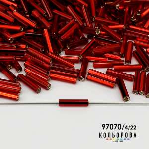 Preciosa Glass Bugle Beads 35122/97070/4