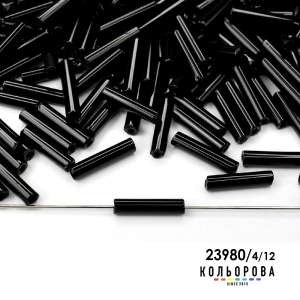 Preciosa Glass Bugle Beads 35112/23980/4''