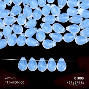 Preciosa DROP (6х9 мм.) 01000