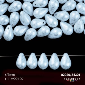 Preciosa DROP (6x9 mm) 02020/34301
