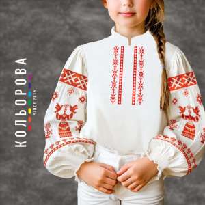 Сорочки в стилі Етно для дівчаток (5-10 р.)