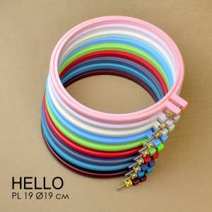 Пластиковые пяльца HELLO PL19
