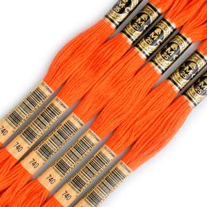 DMC 740 Embroidery Floss