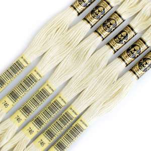 DMC 746 Embroidery Floss