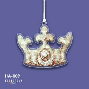Embroidery kit for a Christmas ornament NA-009 “Magical sparkle”