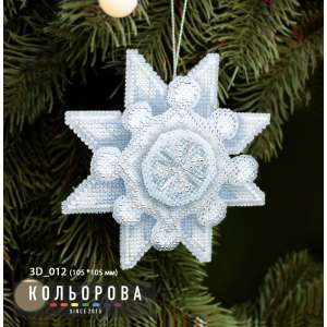 Набір 3D іграшки 3D_012 "Сніжинка"