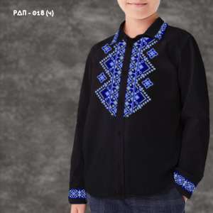 Shirt for boy sewn RDP-018 (black)