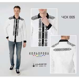 Чоловіча сорочка комбінована ЧСК-005