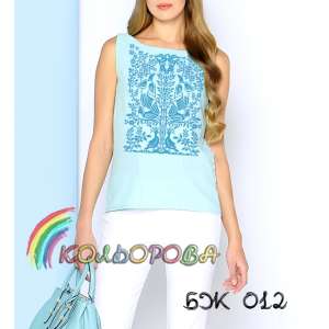 Блузка жіноча без рукавів БЖ-012