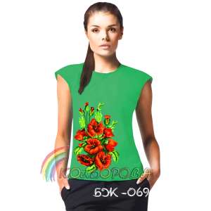 Блузка жіноча без рукавів БЖ-069