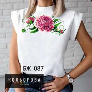 Блузка жіноча без рукавів БЖ-087