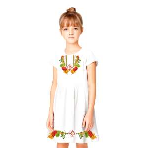 Children's Sleeveless Dress PD B/R-077 (5-10 years)