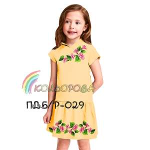 Платье детское без рукавов ПД Б/Р-029 (5-10 лет)