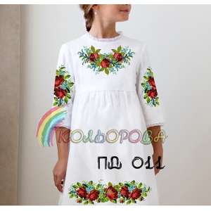Children's Dress with Sleeves (5-10 years) PD-011