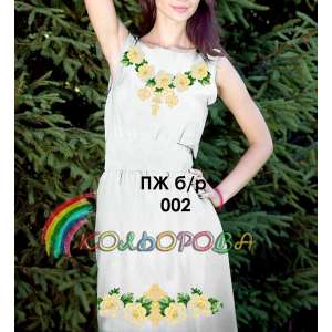 Платье женское без рукавов ПЖ Б/Р-002