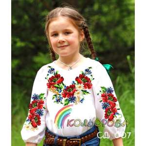 Сорочка дитяча (дівчатка 5-10 років) СДД-007