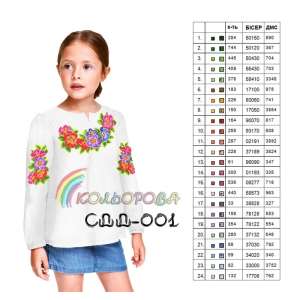 Сорочка дитяча (дівчатка 5-10 років) СДД-001