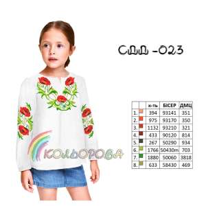 Сорочка дитяча (дівчатка 5-10 років) СДД-023