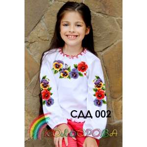 Сорочка дитяча (дівчатка 5-10 років) СДД-002