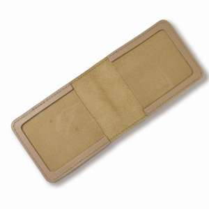 UBD ID Cover with Coat of Arms (beige, silver embossing)