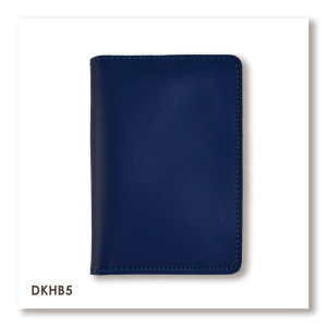 Blue Basic Leather Doc Holder
