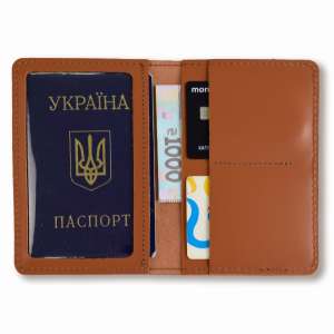 Теракотовий базовий шкіряний докхолдер