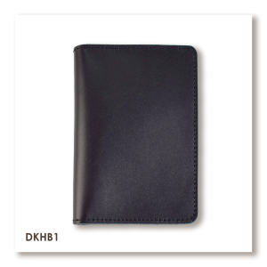 Black Basic Leather Doc Holder