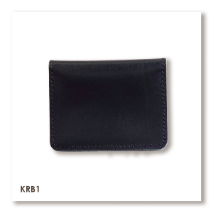 Black basic leather cardholder