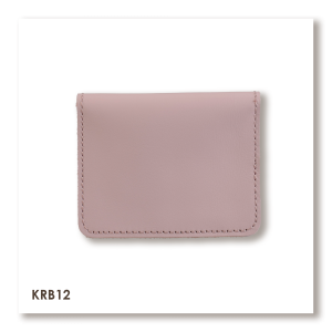Pink Basic Leather Cardholder