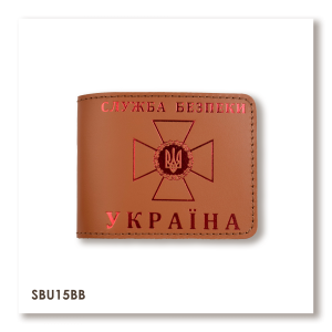Cover for SBU ID (terracotta, red embossing)