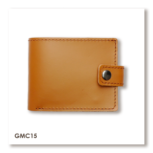 Babylon Compact Leather Wallet, Terracotta
