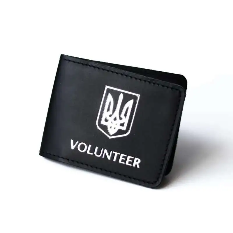 Cover for Volunteer ID (black, silver embossing)