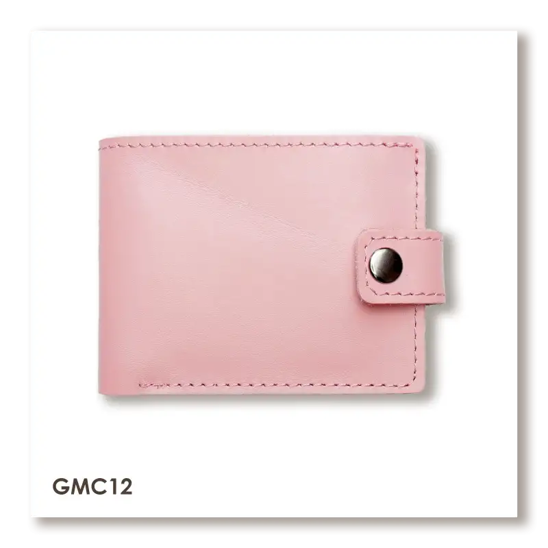 Кожаный кошелёк Babylon Compact, розовый