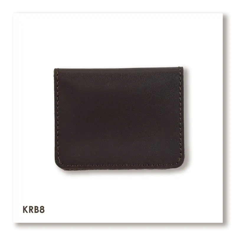 Dark Brown Basic Leather Cardholder