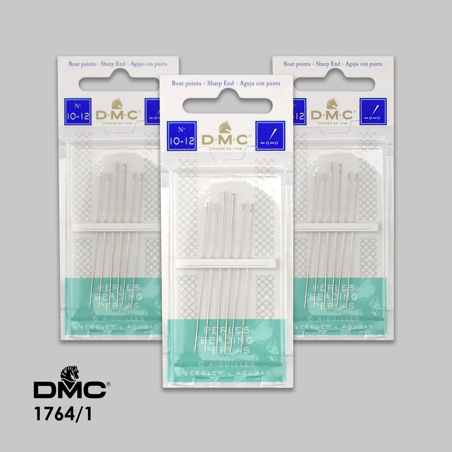 Голки бісерні DMC №10-12 1764/1