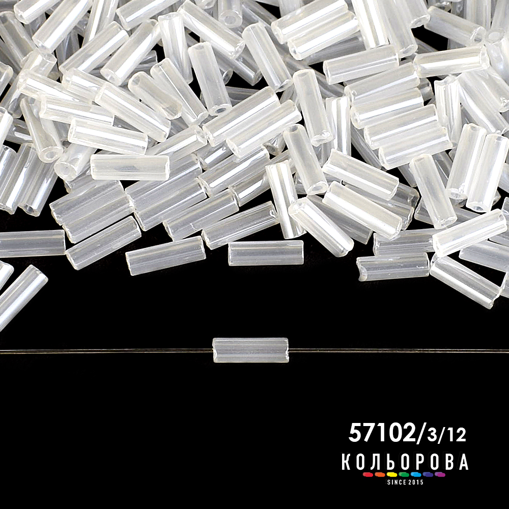 Preciosa Glass Bugle Beads 35112/57102/3