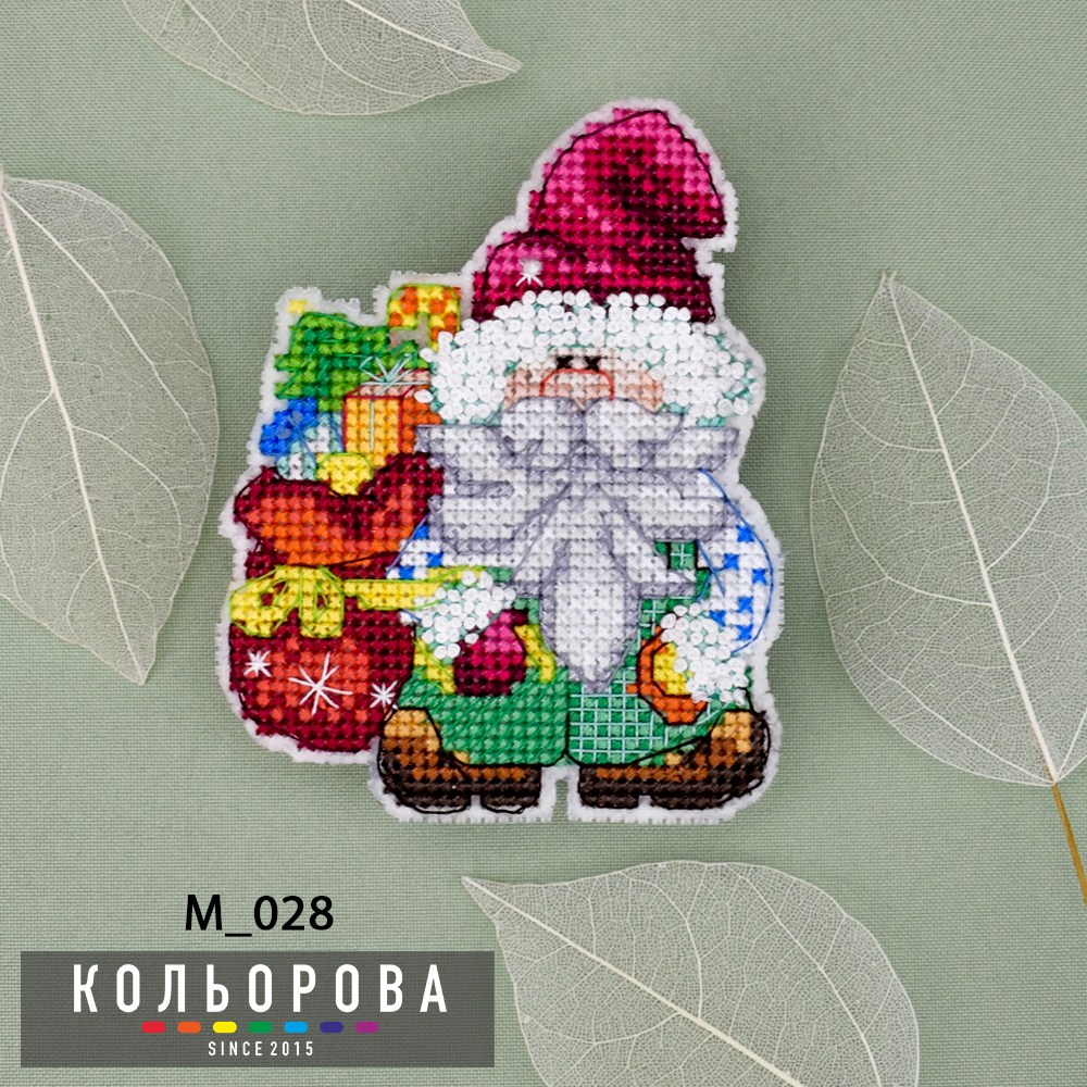 Магніт М_028 "Новорічний гном"