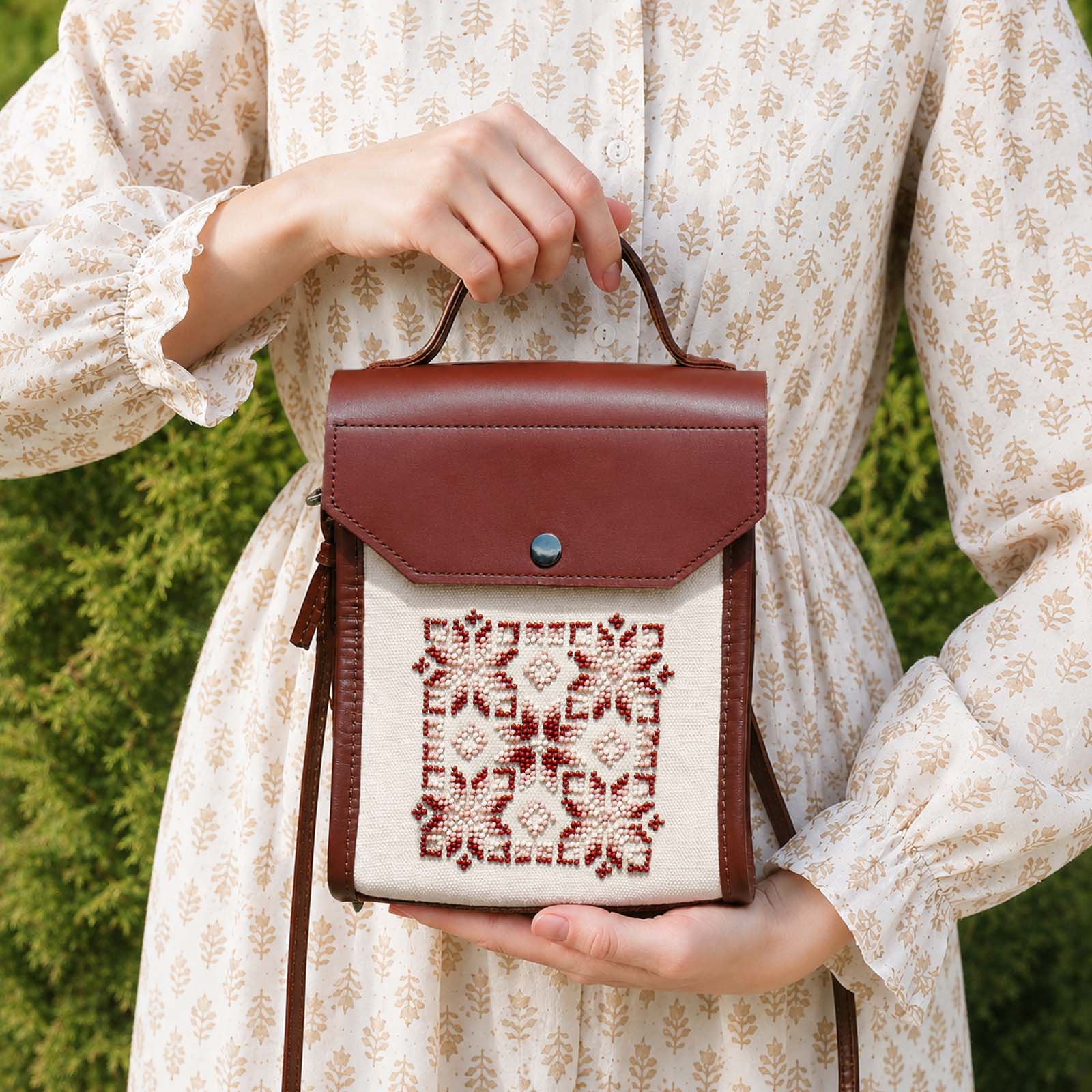 Leather Bag for Bead Embroidery SK-1/3