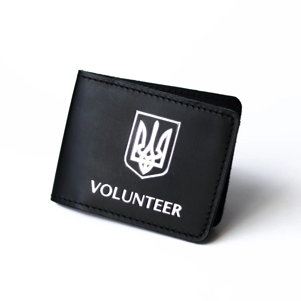 Cover for Volunteer ID (black, silver embossing)